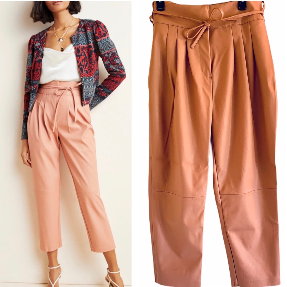 Blank NYC for Anthropologie Chelsea Leather Pants
